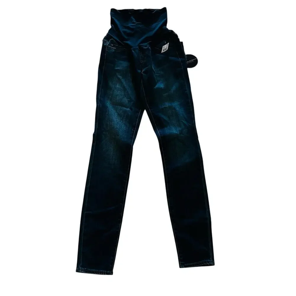 Articles Of Society Maternity Skinny Jeans Size 27 NWT Dark Wash Blue